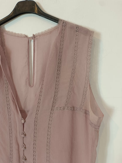 OTRAS. Top malva seda TU(m)