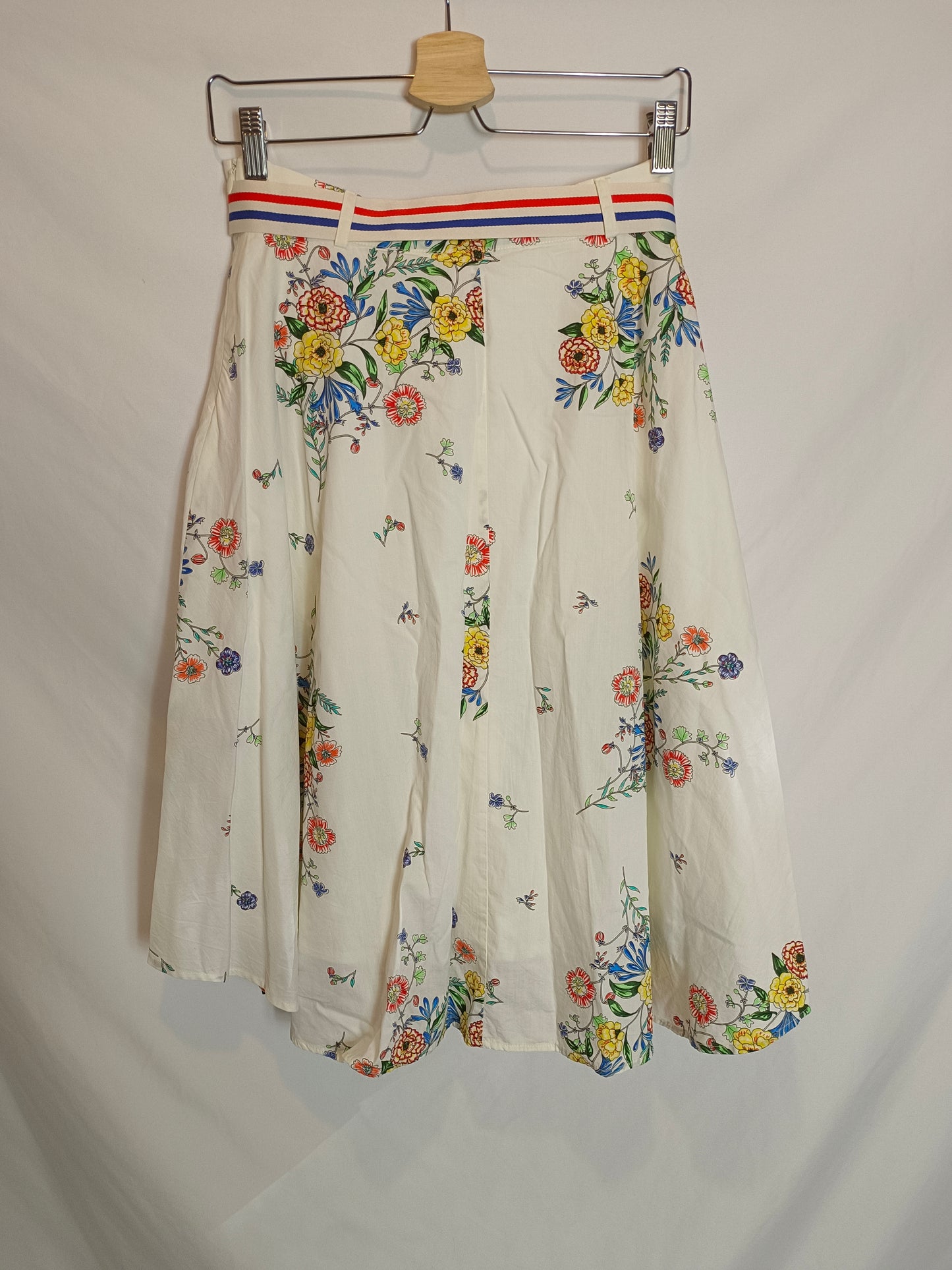 EDC. Floral midi skirt size 38