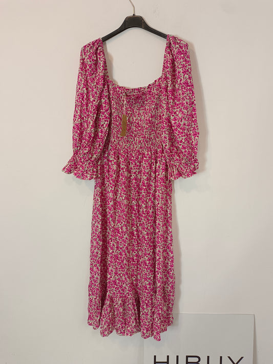 ALICIA COLLECCIONES. Vestido largo flores TU(S)