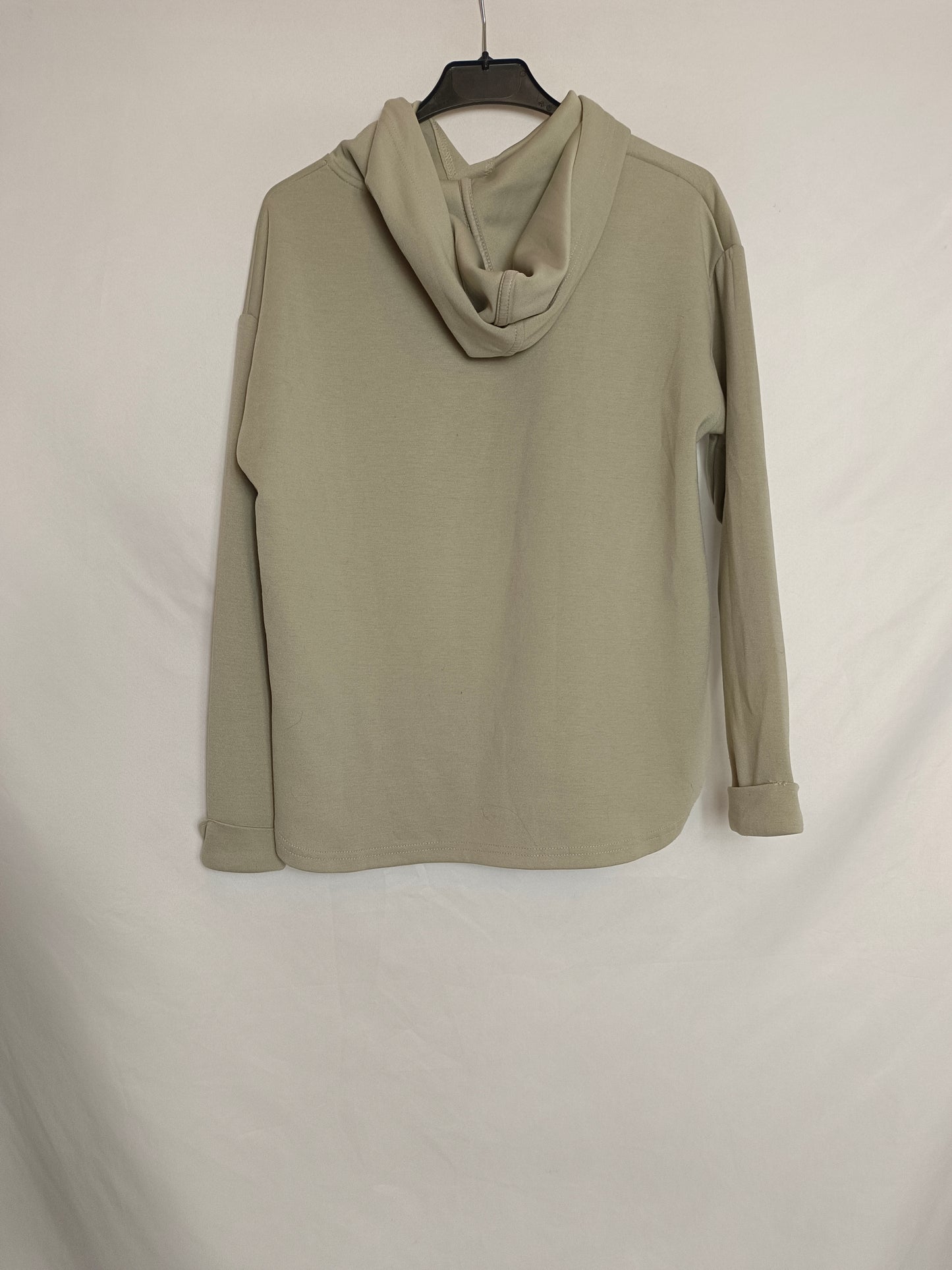 TIFFOSI. Sudadera beige capucha T.xs