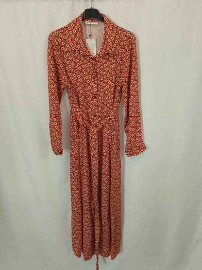 LA COMET. vestido/kimono flores T.m/l