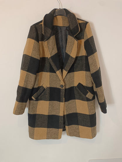 OTHERS. Checkered cloth coat Tl