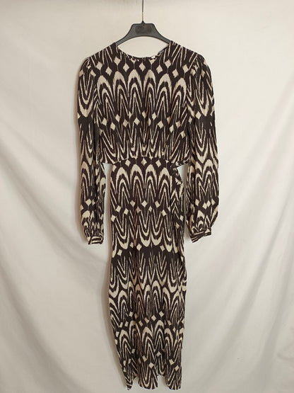 ZARA. Vestido largo aperturas T.xs