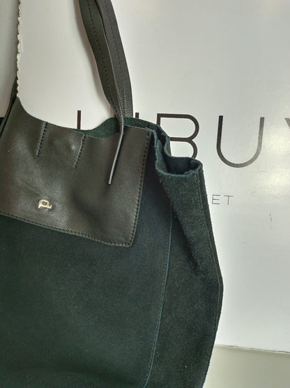 DAYADAY. bolso negro piel