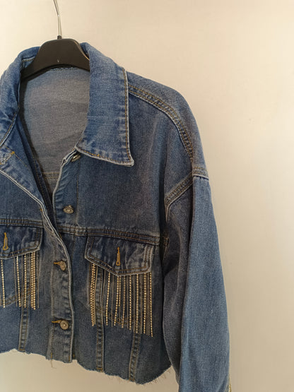 OTRAS. Cazadora vaquera pedrería Tu(S)