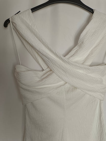 OYSHO. Body blanco textura T.s