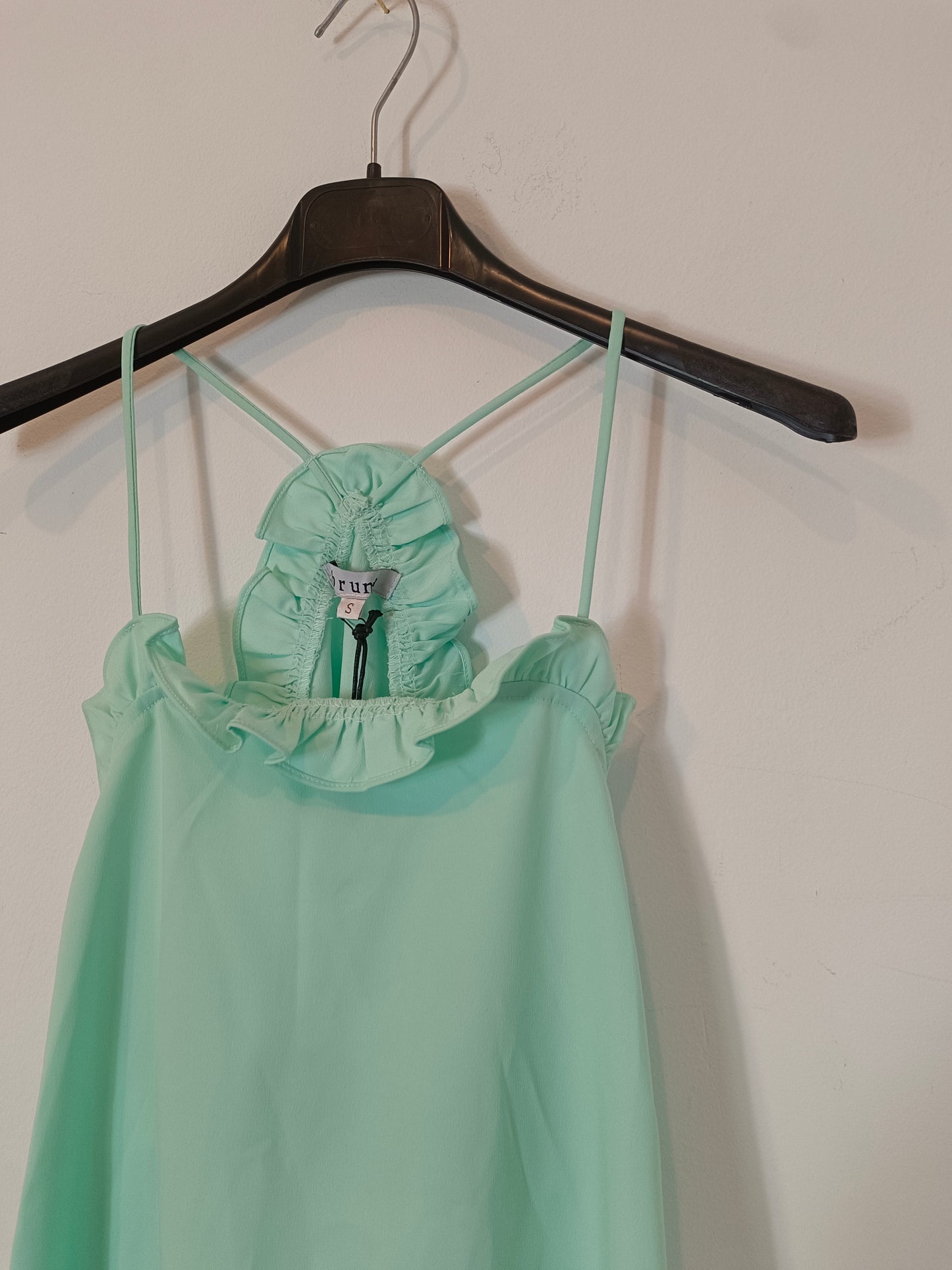 BRUNA. Turquoise Flowy Top Ts