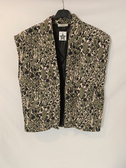 OTRAS. Chaleco acolchado estampado TU(S)