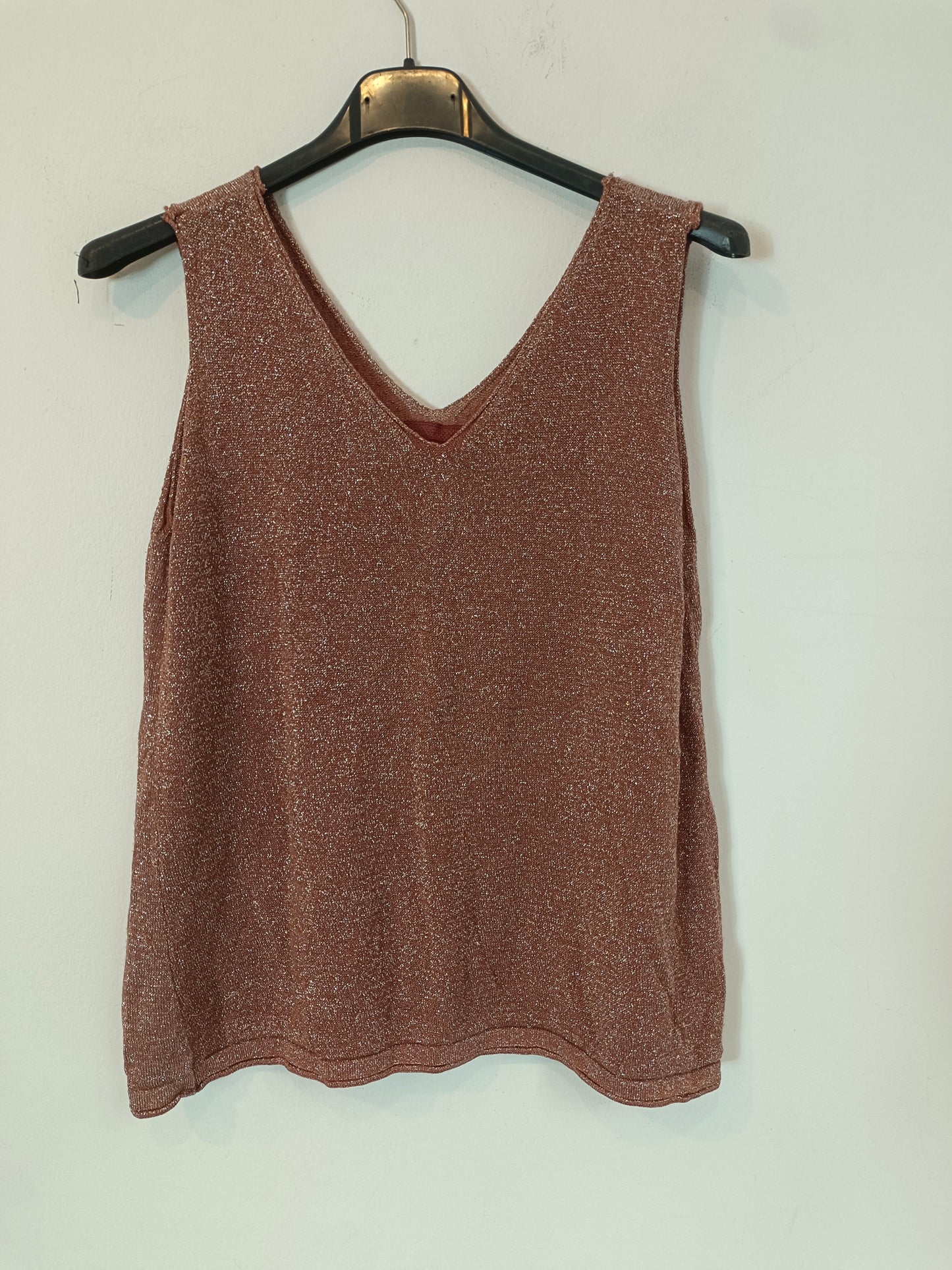 OTRAS. top burdeos punto hilo TU(S)