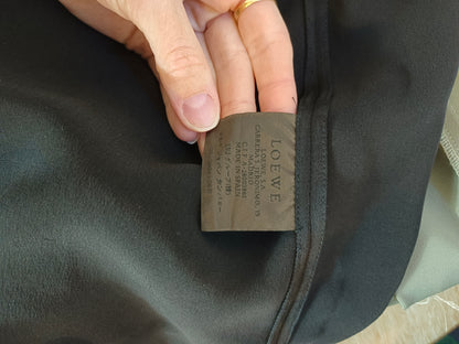 LOEWE. top negro seda T.40 TARA