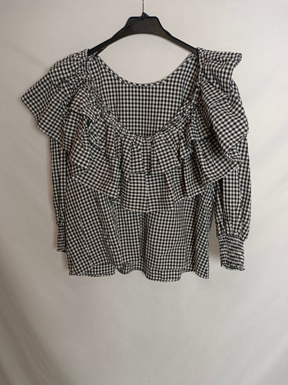 COOSY. Blusa cuadros vichy T.s