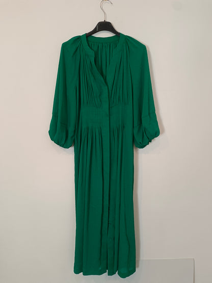 OTHERS. Flowing green midi dress YOUR(S)