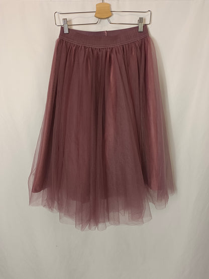 FLOWER BY CHARM'S. Pink tull skirt Tu(34)