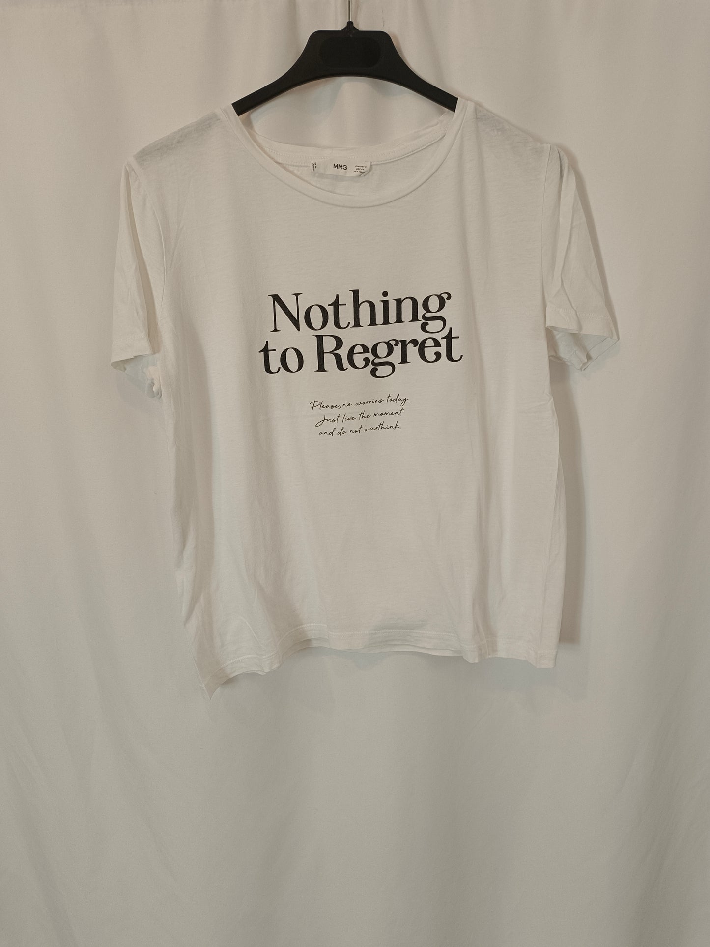 MANGO. White T-shirt letters Ts