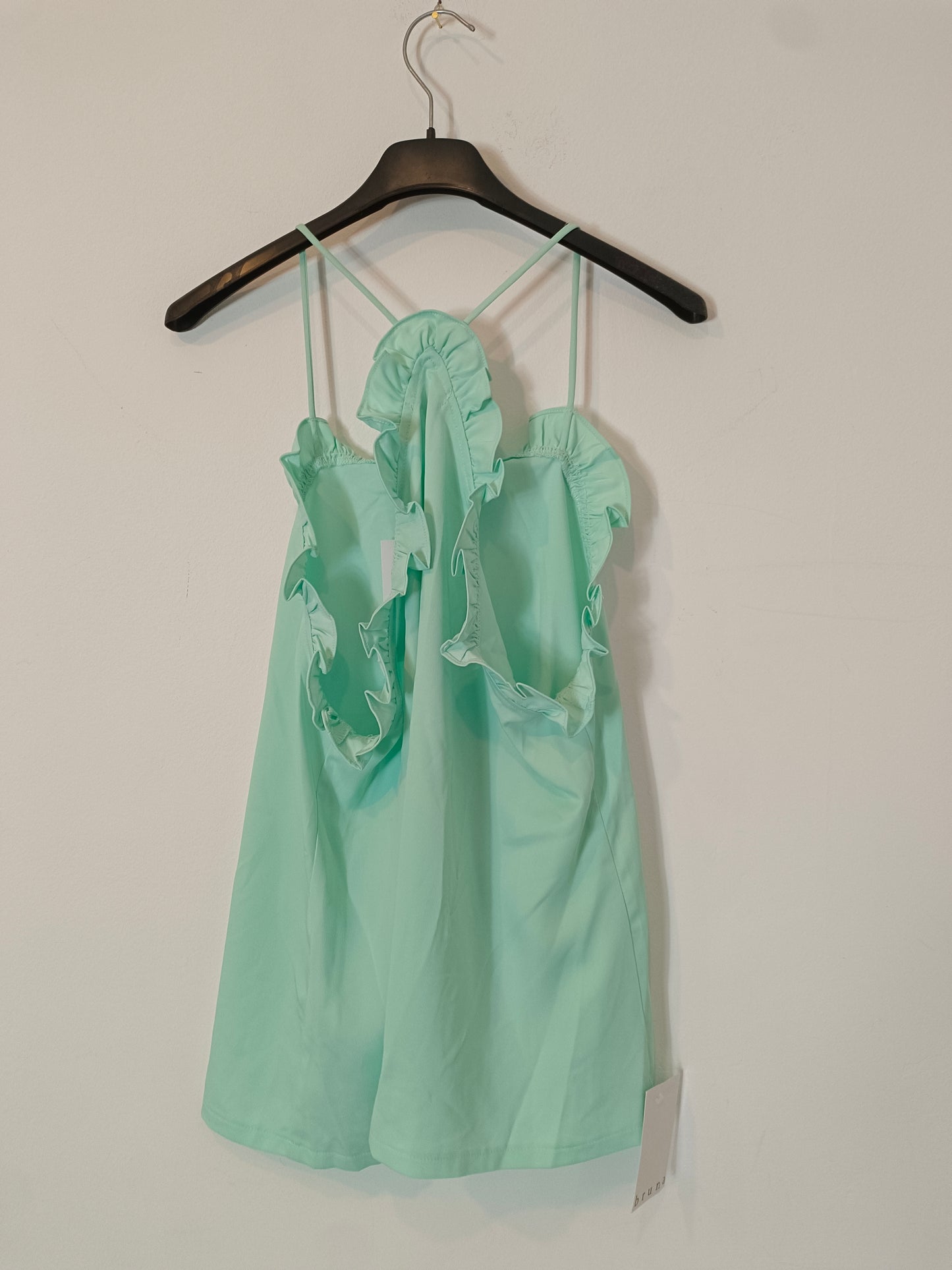BRUNA. Turquoise Flowy Top Ts