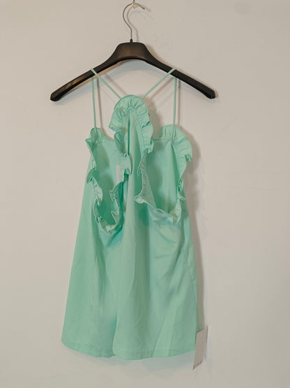 BRUNA. Turquoise Flowy Top Ts