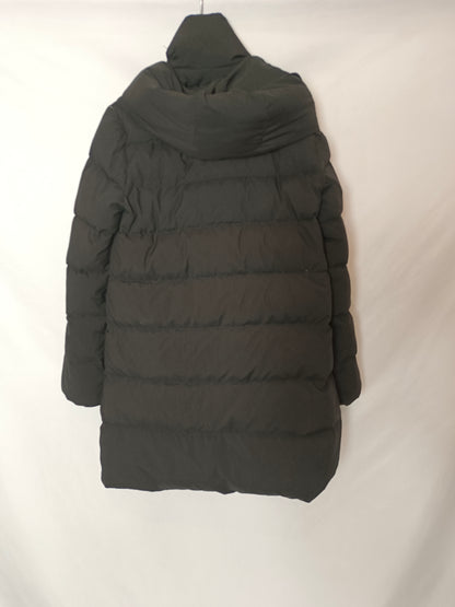 ZARA. Plumas negro cruzado T.xs