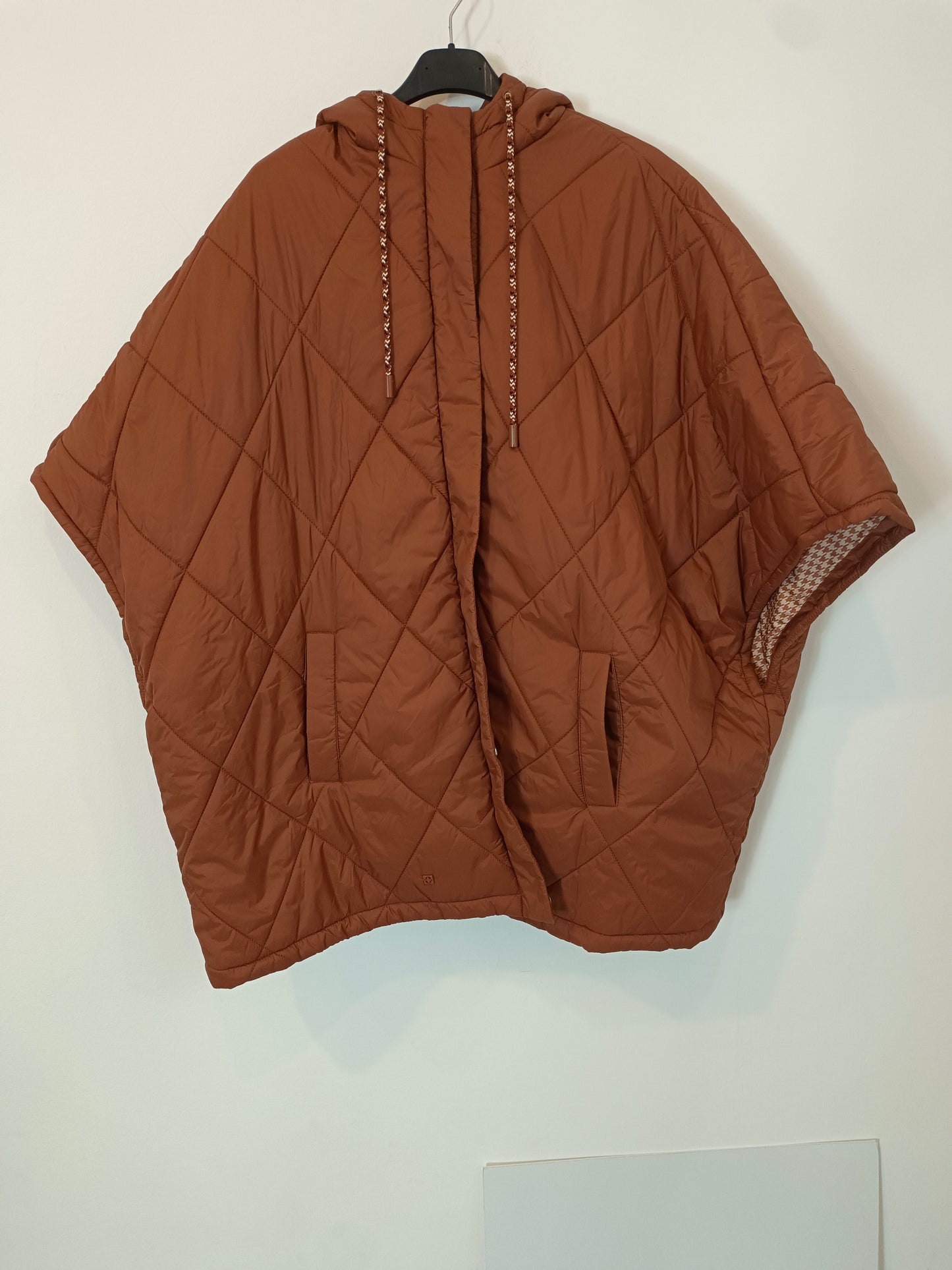 TINTORETTO. Plumas teja sin mangas TU(m/l)