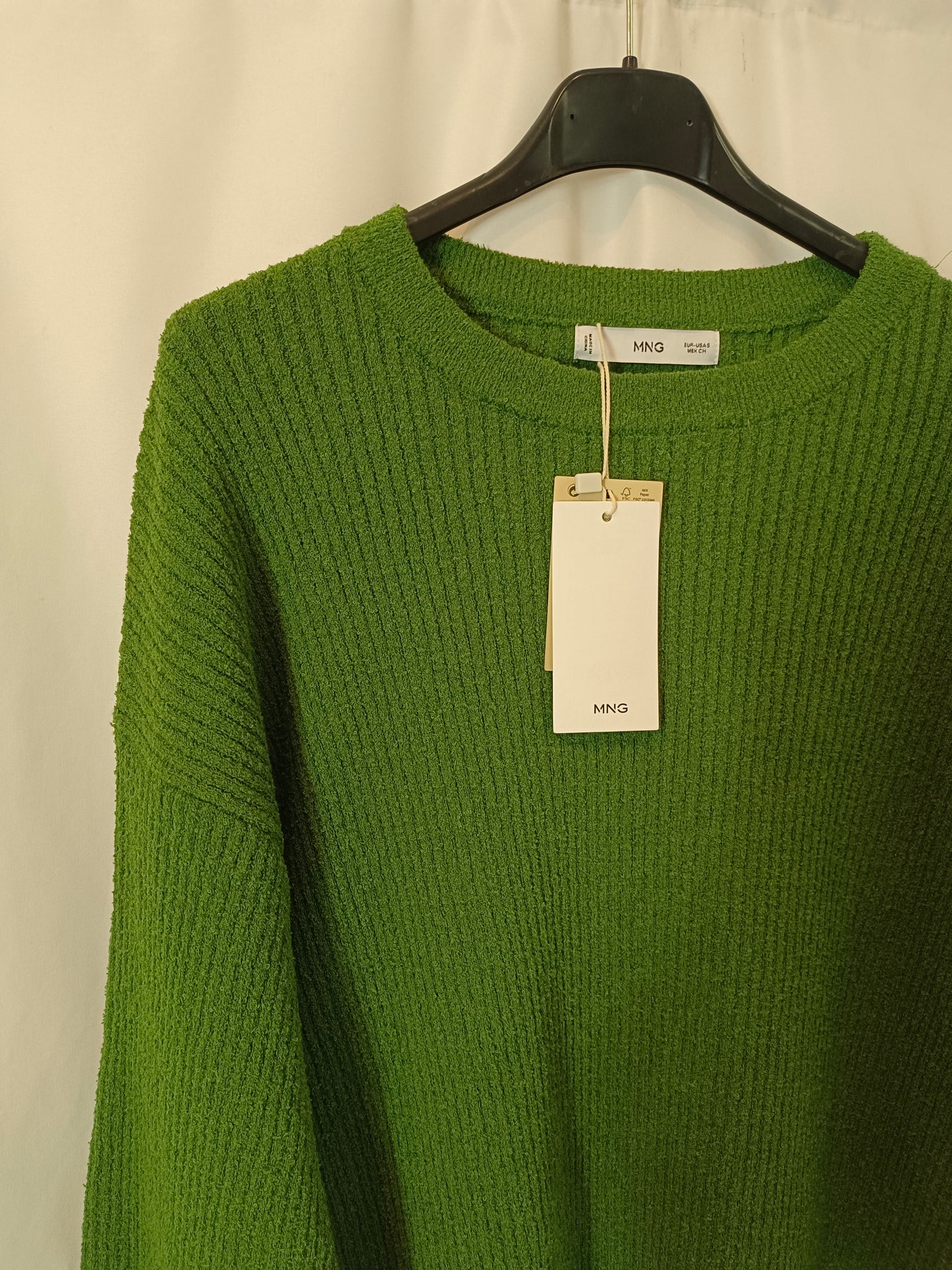 MANGO. jersey fluido canalé T.s