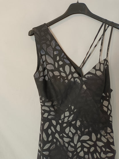 CAROLINA TOLA. Vestido largo estampado TU(S)