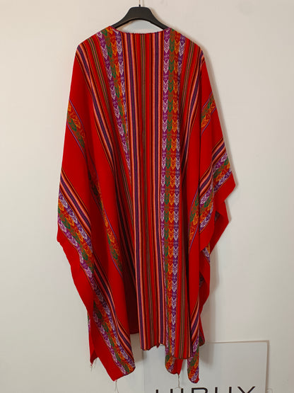 OTRAS. Poncho largo estilo peruano TU(s,m,l)