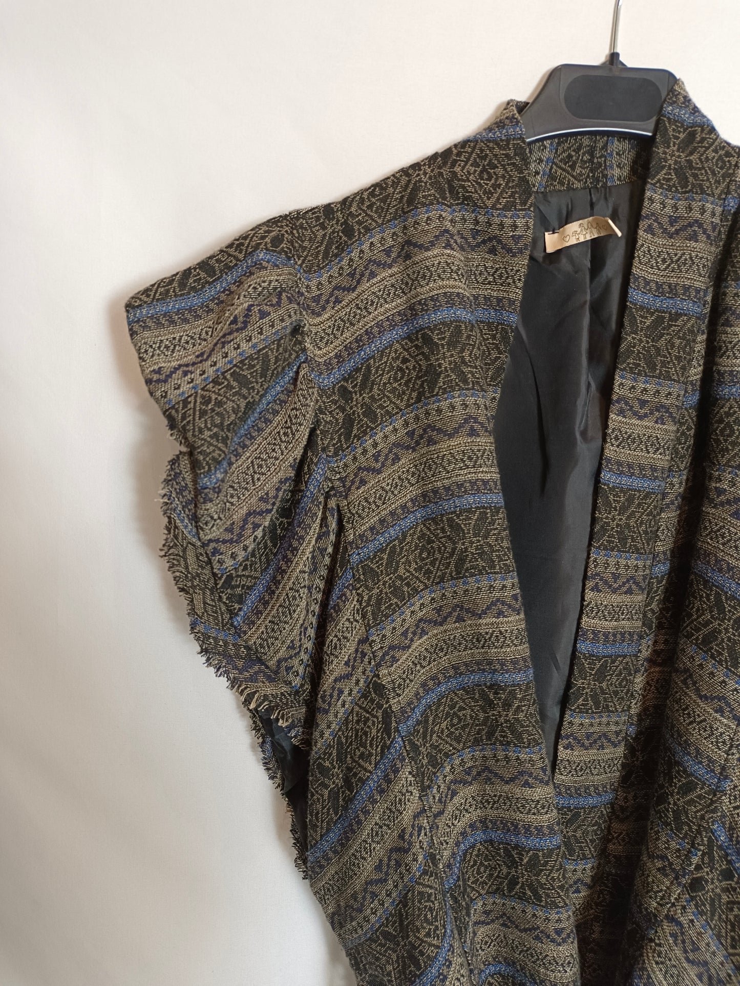 OTRAS. Chaleco estampado étnico TU(S)