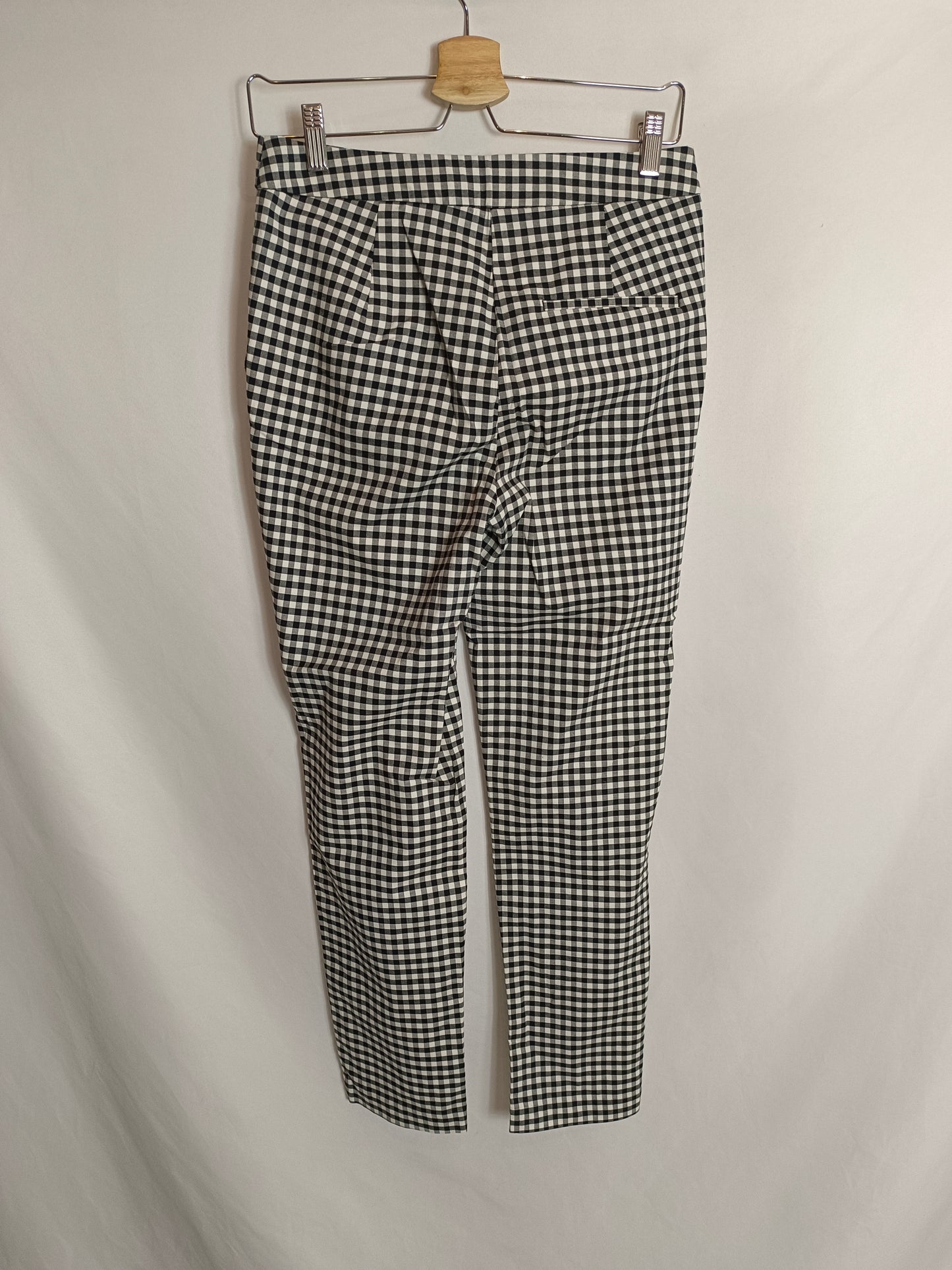 ZARA. Pantalón cuadros vichy T.s
