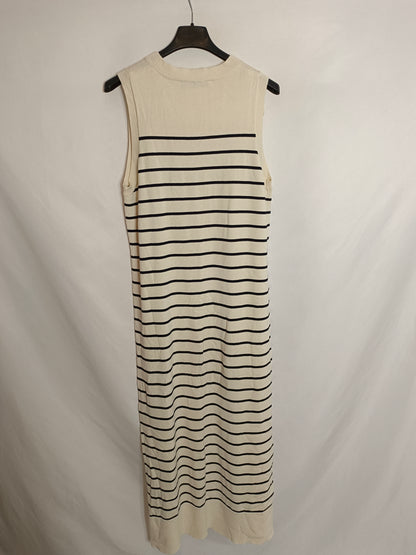 ZARA. Vestido largo rayas T.s