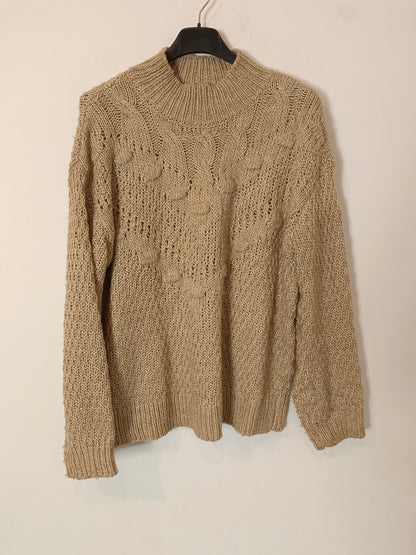 ANDAM. Jersey beige jaspeado T.38