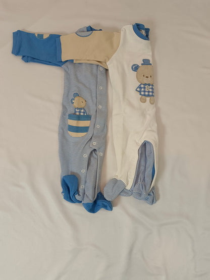 MAYORAL. Striped pajama set, 1/2 months