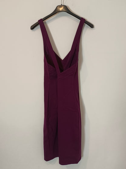 H&amp;M. Short burgundy dress size 40