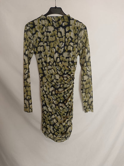 ZARA. Gathered tulle dress Ts