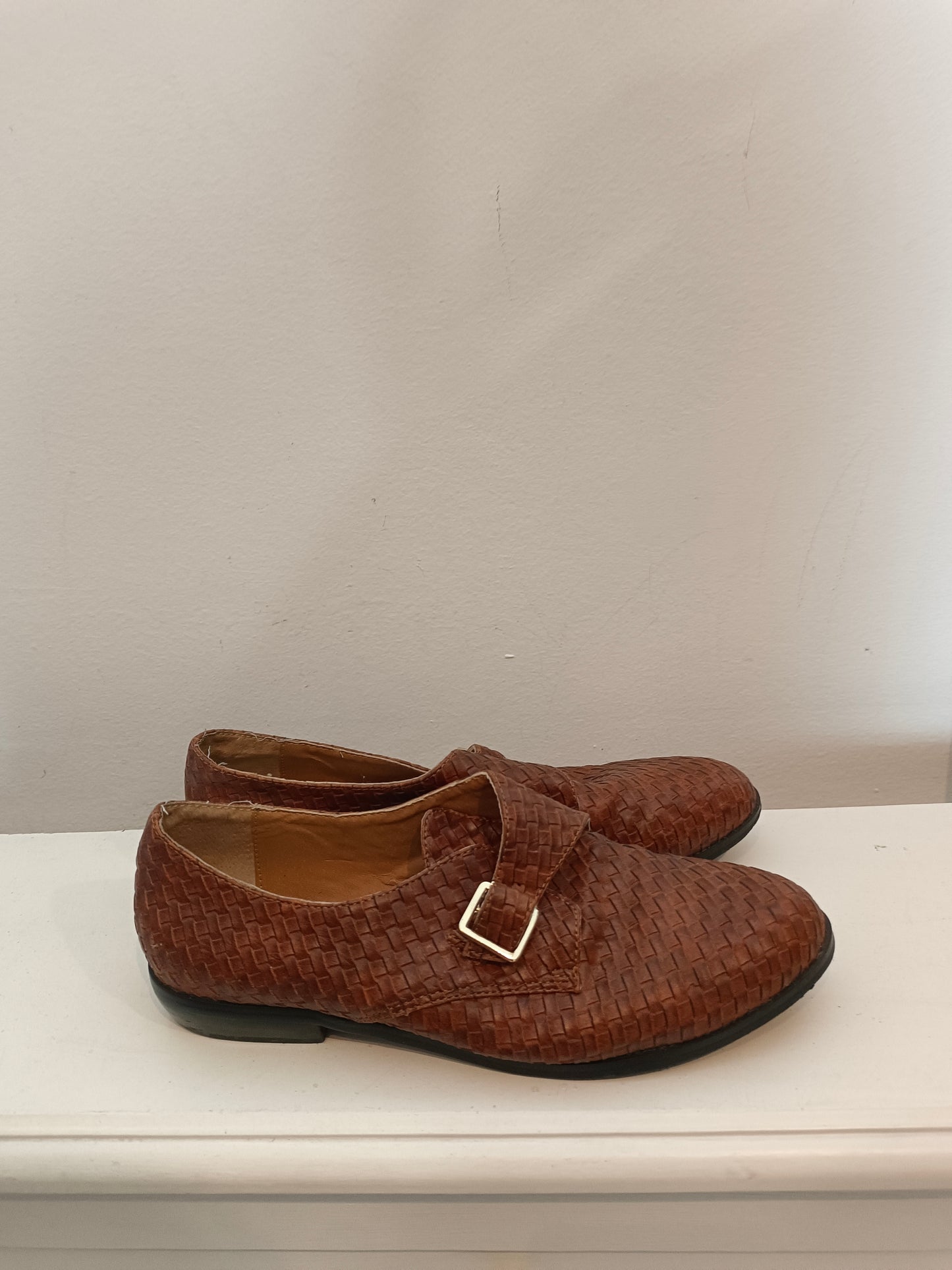 ASOS. Zapatos trenzados de hebilla T.5(38)