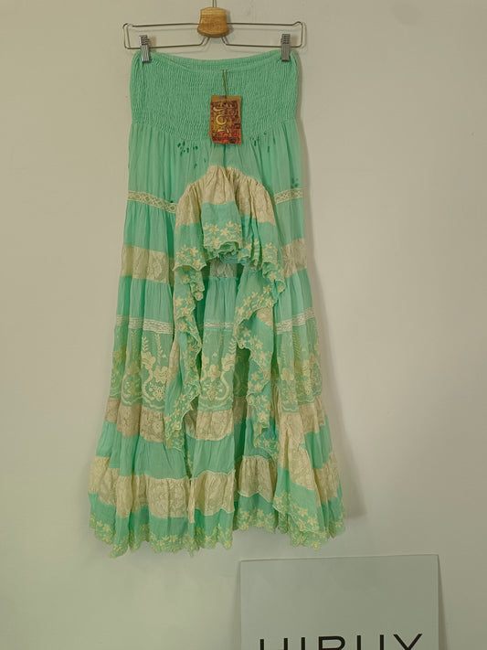 JOT. Falda midi asimétrica TU(s/m)