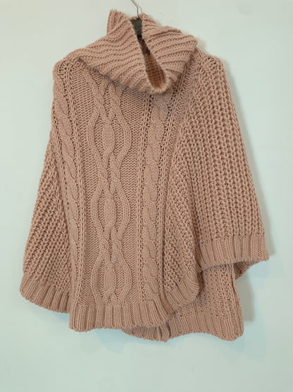 OTHERS. Pink poncho with eights Your (s/m)