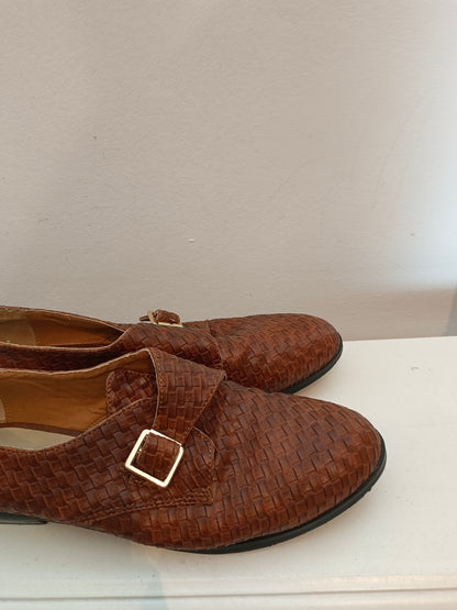 ASOS. Zapatos trenzados de hebilla T.5(38)