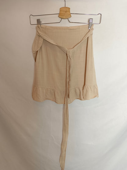 OTHERS. Beige wrap skirt Tu(S)