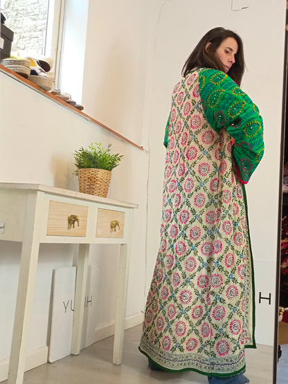 OTRAS. Kimono multicolor bordado TU(s/m)