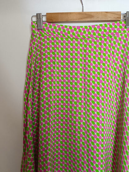 ACUARELA. Falda midi colores T.u (M)