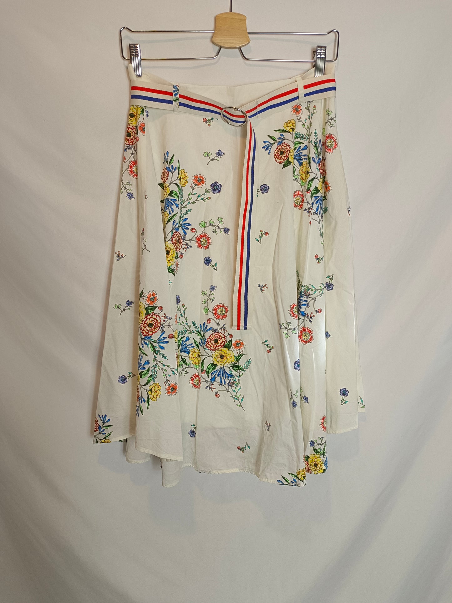 EDC. Floral midi skirt size 38