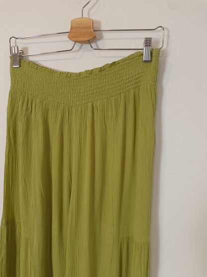 OTHERS. Green flowy pants, size XL