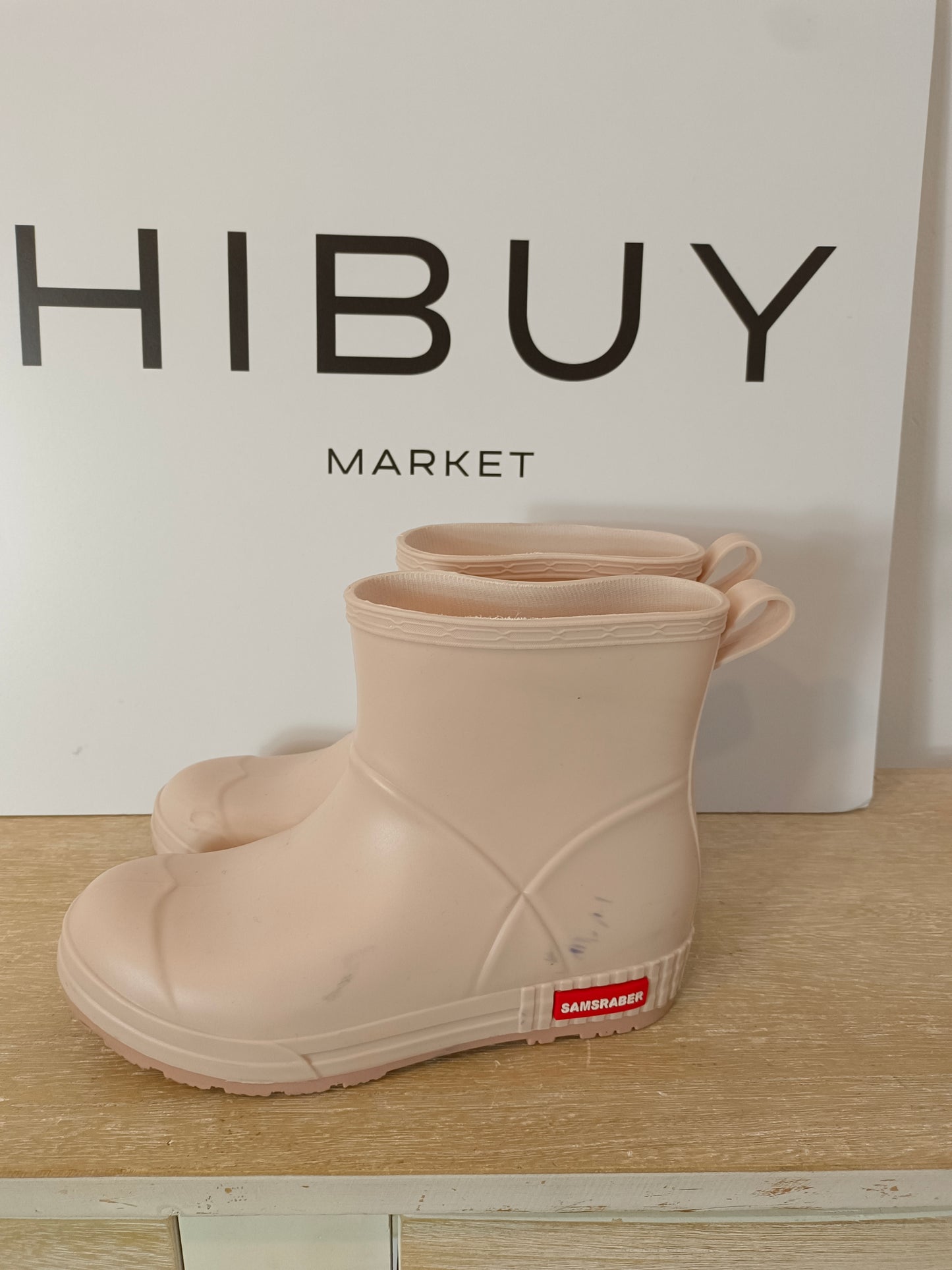 SAMSRABER. Pink rain boots size 39 (TARA)