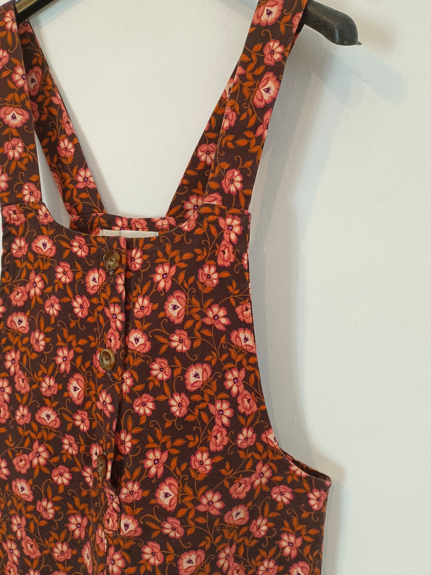 SOPHIE & LUCIE. Peto marrón flores T.36