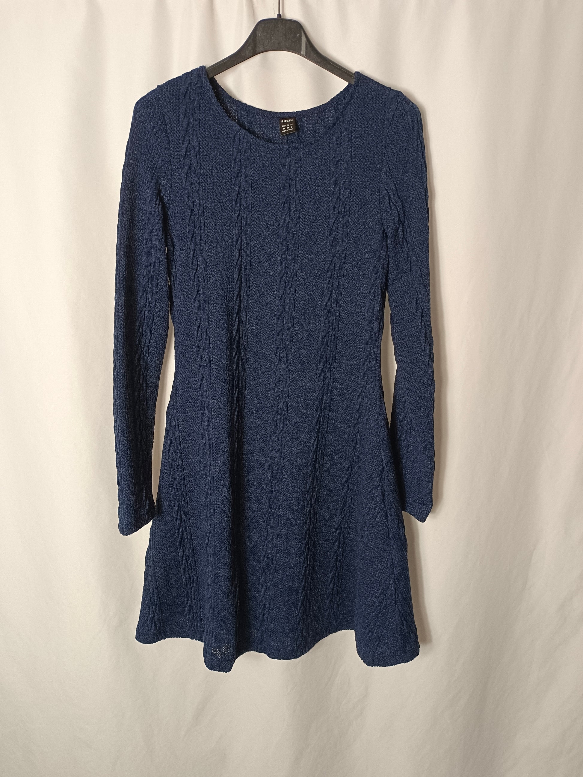 SHEIN. Blue Knit Dress Tm Hibuy market SHEIN. Blue Knit Dress Tm Hibuy market