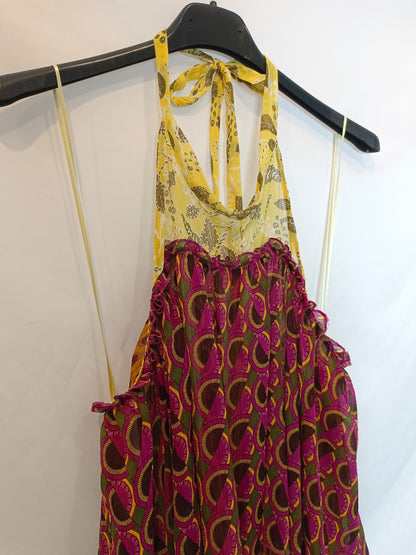 ZARA. top multiestampado T.xs