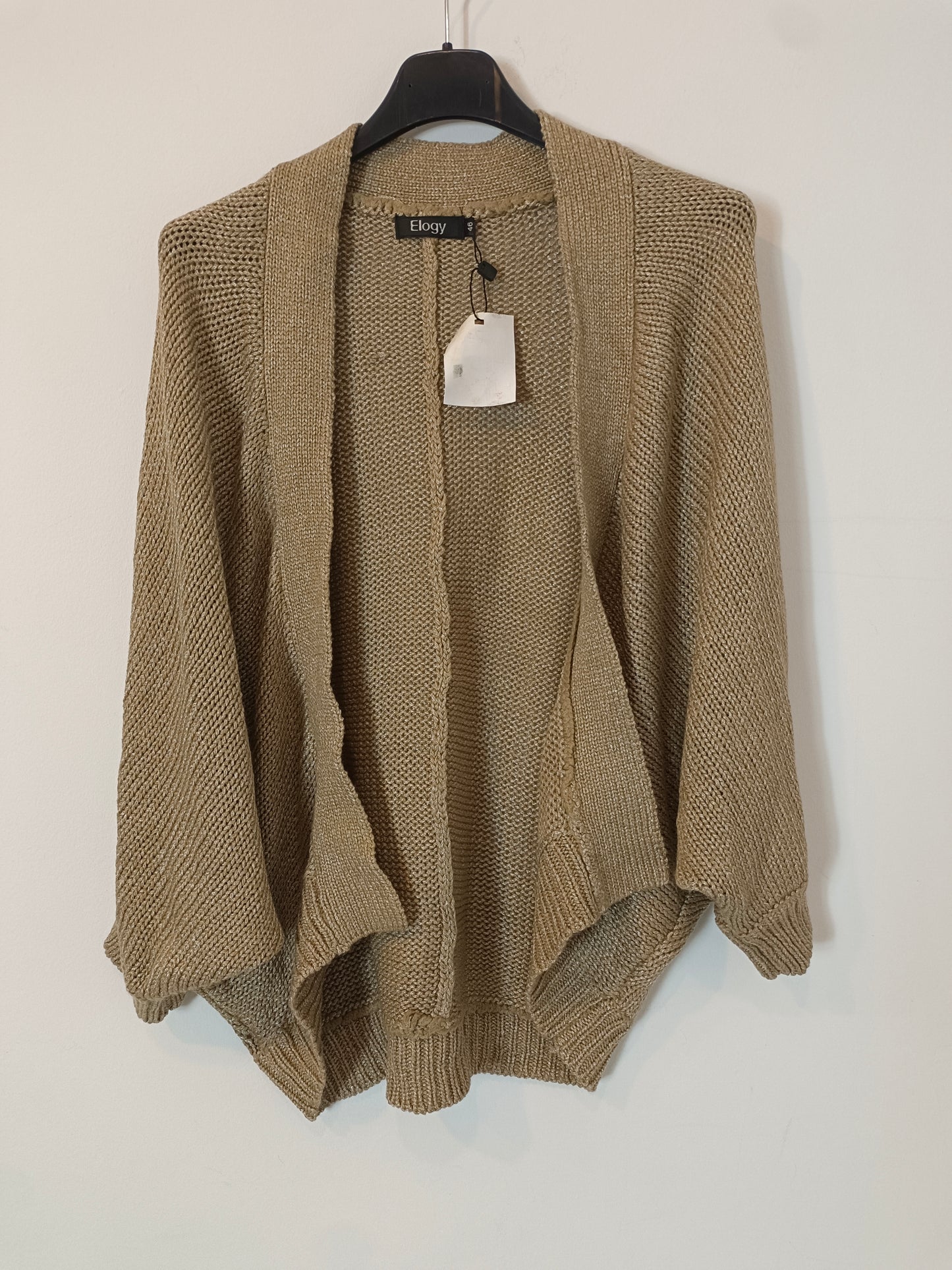 ELOGY. Beige knit cardigan Tl