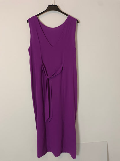 BIMANI. Vestido midi morado T.m