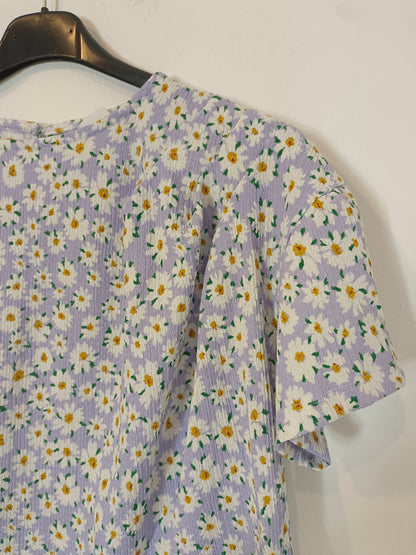 ZARA. Mauve floral top, size 13-14 years