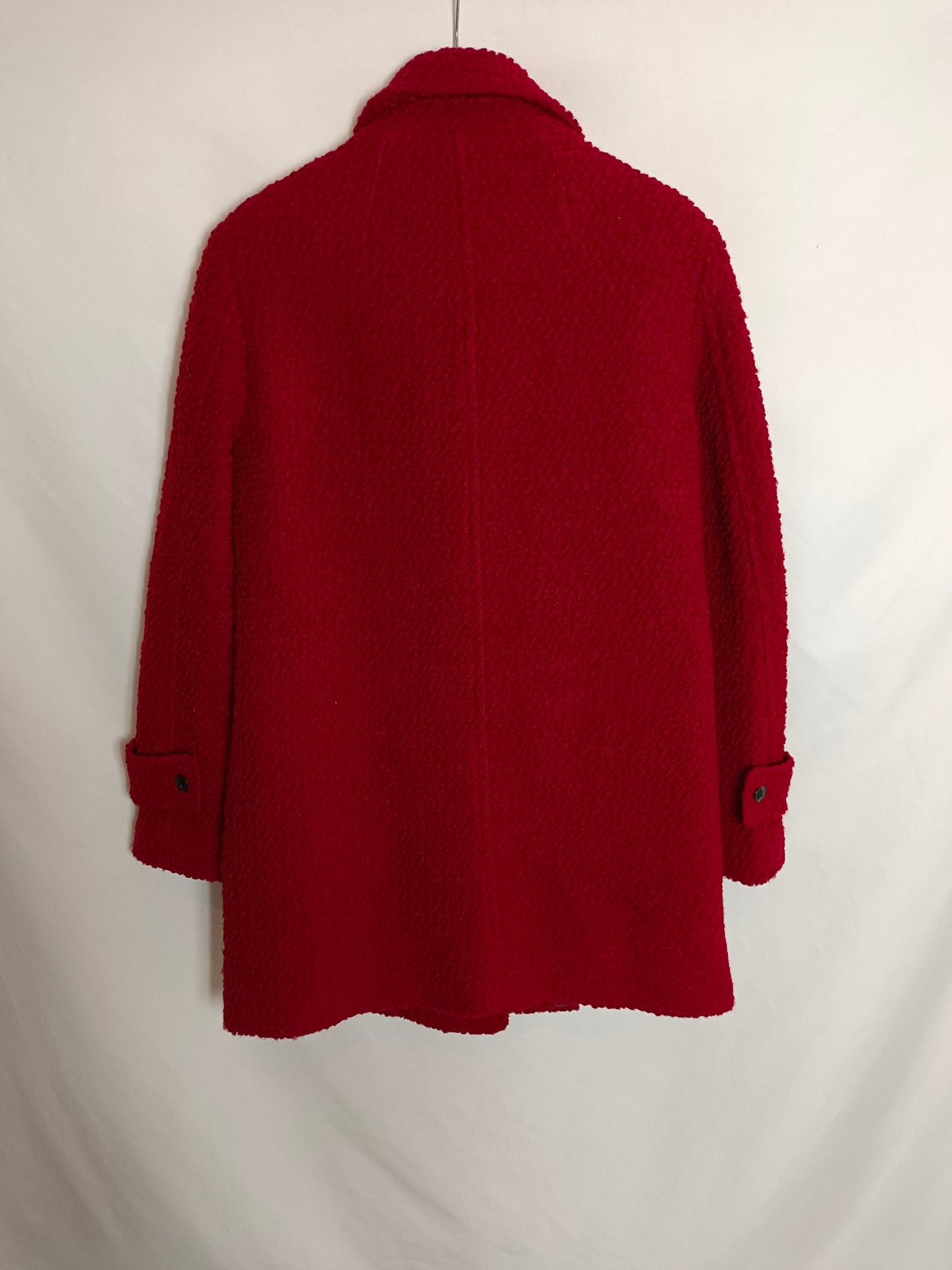 Abrigo rizo rojo oscuro – Hibuy market1