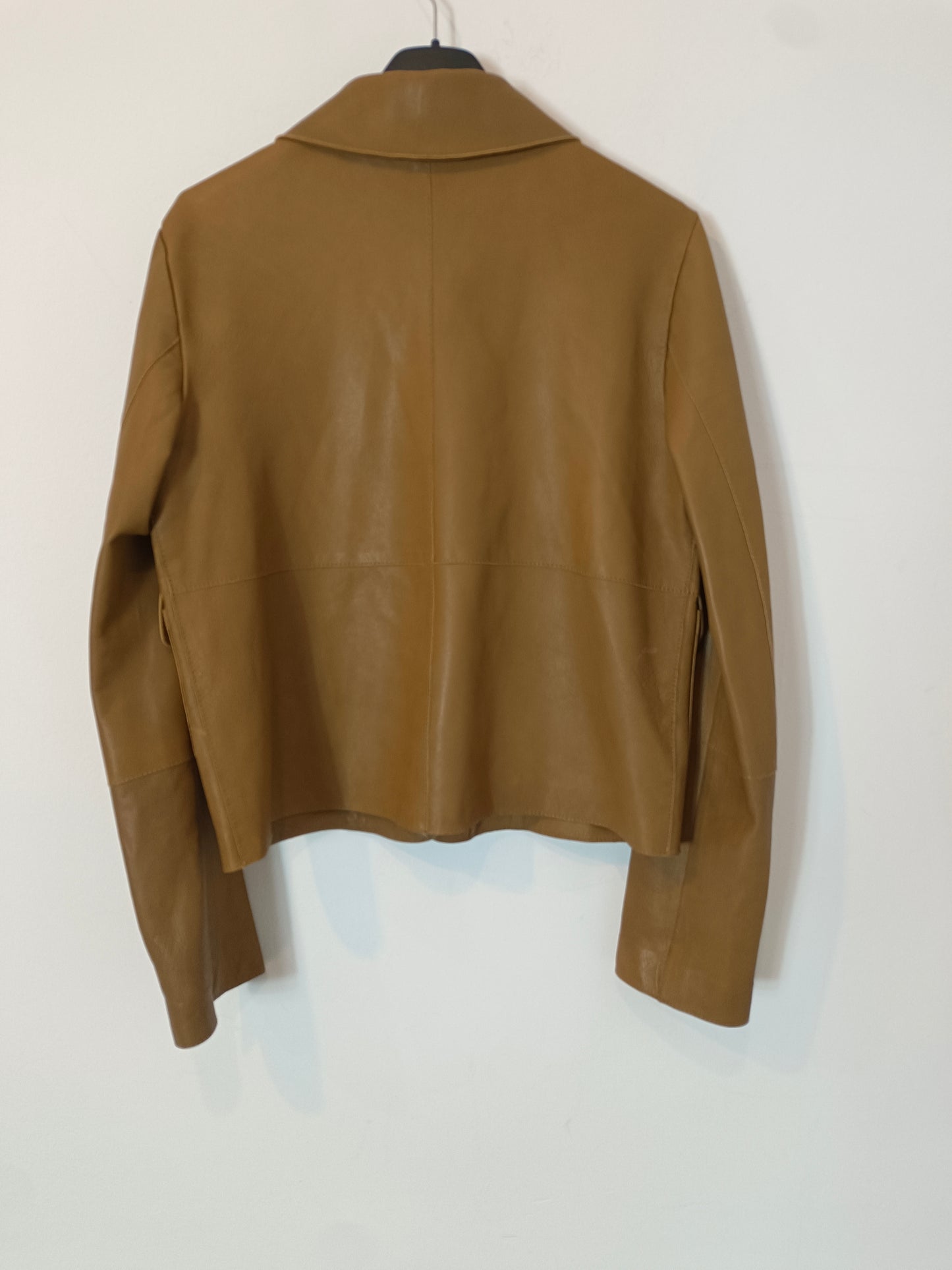 SWORD Beige Leather Jacket Ts